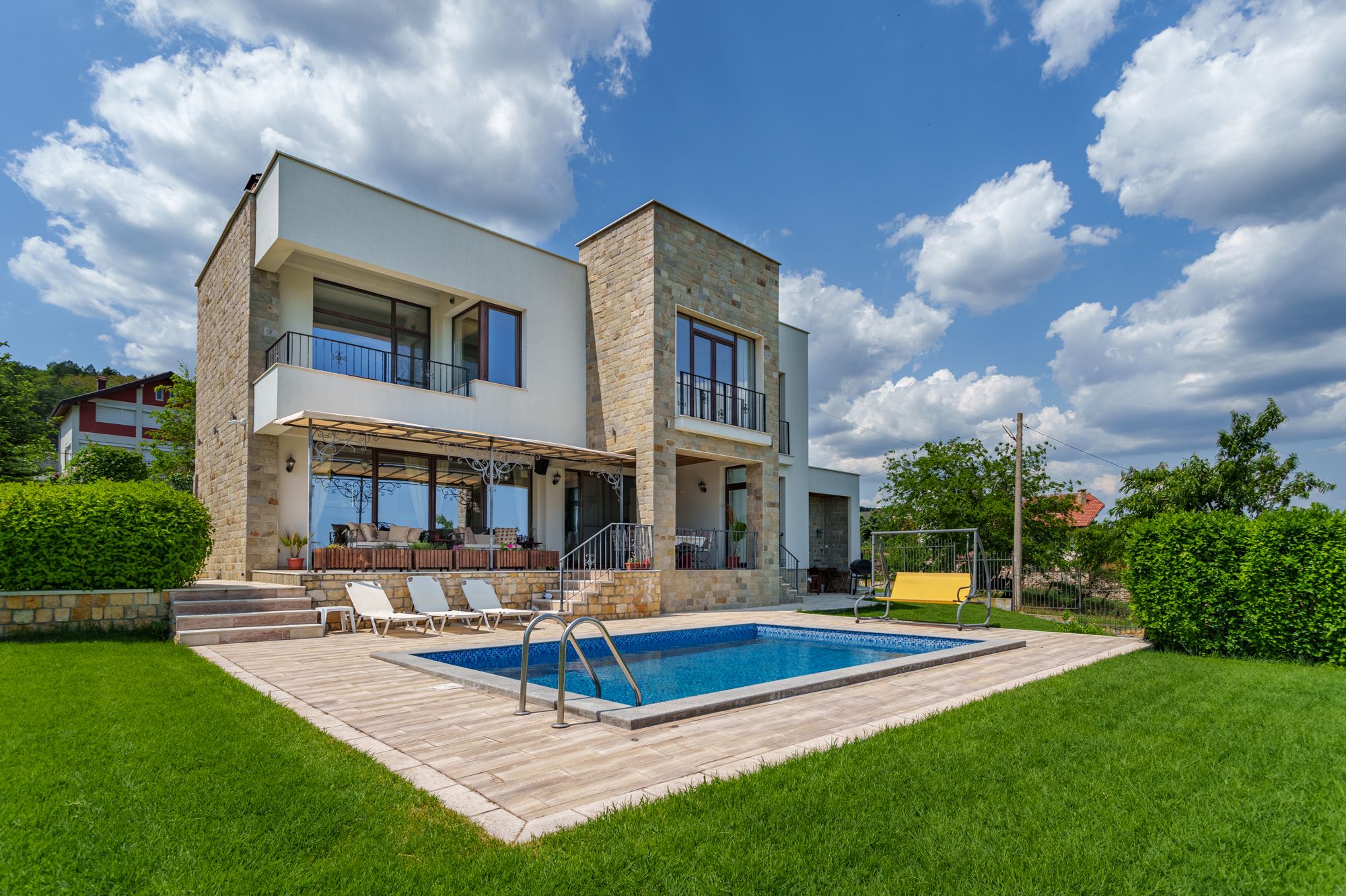 Villa Poemia- luxury family villa with pool and sea view 1